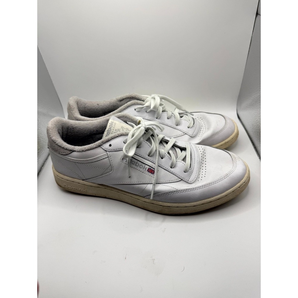 Reebok Club C Dusty Warehouse IF7980 Mens 13 Sneaker White Leather Lace Up Shoes - Picture 4 of 9